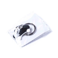 Фото товара Брелок RADER, нержав. сталь, красный, 4.2*3*0.4см