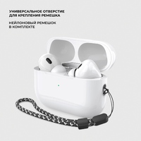 Фото товара Беспроводные наушники с микрофоном Air Pro 2 ANC, TWS, BT 5.3, 300 мАч, ANC, QI, белый, Deppa
