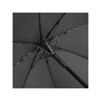 Фото товара Зонт-трость 7915 Carbon» с куполом из переработанного пластика, полуавтомат, черный