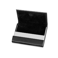 Фото товара Визитница Pierre Cardin. Корпус - иск.кожа. Размер 9,5 х 6,6 х 1,4 см. Цвет - черный