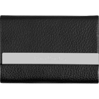 Фото товара Визитница Pierre Cardin. Корпус - иск.кожа. Размер 9,5 х 6,6 х 1,4 см. Цвет - черный