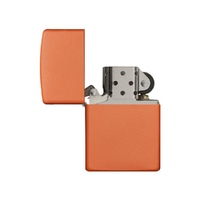 Фото товара Зажигалка ZIPPO Classic с покрытием Orange Matte, латунь/сталь, оранжевая, матовая, 38x13x57 мм