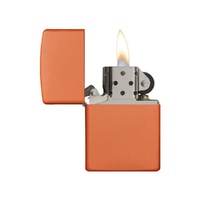 Фото товара Зажигалка ZIPPO Classic с покрытием Orange Matte, латунь/сталь, оранжевая, матовая, 38x13x57 мм