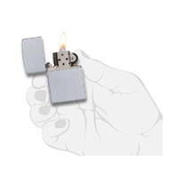 Фото товара Зажигалка ZIPPO Classic с покрытием Satin Chrome™, латунь/сталь, серебристая, матовая, 38x13x57 мм
