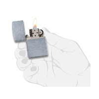 Фото товара Зажигалка ZIPPO Classic с покрытием Street Chrome™, латунь/сталь, серебристая, матовая, 38x13x57 мм