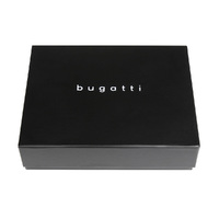 Фото товара Зажим для денег BUGATTI КОМЕТА | COMET, с защитой данных RFID, черный, натуральная воловья кожа, 11х0,5х8,5 см
