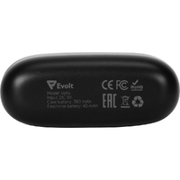 Фото товара Беспроводные наушники TWS в кейсе Volts. Evolt, черный, пластик