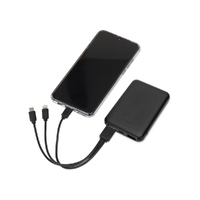 Фото товара Портативное зарядное устройство"Grind", 5000 mAh, черный