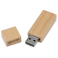 Фото товара Флеш-карта USB 2.0 16 Gb «Woody» с магнитным колпачком, натуральный