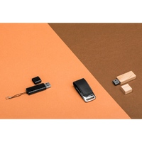 Фото товара Флеш-карта USB 2.0 16 Gb «Woody» с магнитным колпачком, натуральный