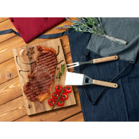 Фото товара Набор BBQ Grill Master из двух приборов с деревянными ручками