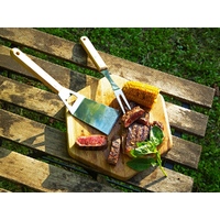 Фото товара Набор BBQ Grill Master из двух приборов с деревянными ручками