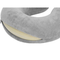 Фото товара Подушка Basic из микрофибры с эффектом памяти U-shape, серый