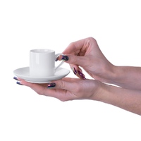 Фото товара Кофейная пара прямой формы Espresso, 100мл, белый