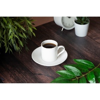 Фото товара Кофейная пара прямой формы Espresso, 100мл, белый