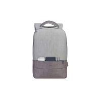 Фото товара RIVACASE 7562 grey/mocha рюкзак для ноутбука 15.6", серый/кофейный