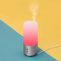 Фото товара Увлажнитель воздуха с подсветкой "Breathe", белый/серебристый