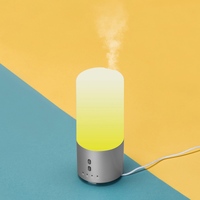Фото товара Увлажнитель воздуха с подсветкой "Breathe", белый/серебристый
