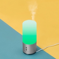 Фото товара Увлажнитель воздуха с подсветкой "Breathe", белый/серебристый