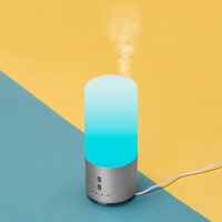 Фото товара Увлажнитель воздуха с подсветкой "Breathe", белый/серебристый