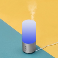 Фото товара Увлажнитель воздуха с подсветкой "Breathe", белый/серебристый