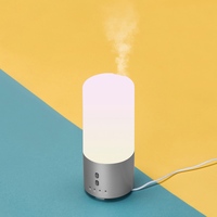 Фото товара Увлажнитель воздуха с подсветкой "Breathe", белый/серебристый
