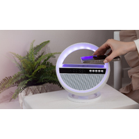 Фото товара Bluetooth колонка "Smart Orb" 5Вт с беспроводным (15W) ЗУ, лампой, часами, FM радио