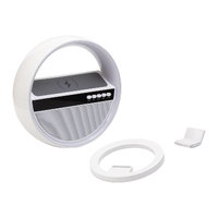 Фото товара Bluetooth колонка "Smart Orb" 5Вт с беспроводным (15W) ЗУ, лампой, часами, FM радио