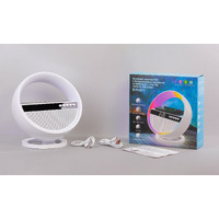 Фото товара Bluetooth колонка "Smart Orb" 5Вт с беспроводным (15W) ЗУ, лампой, часами, FM радио