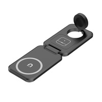 Фото товара Складная беспроводная (15W) зарядная станция "Slap" с MagSafe