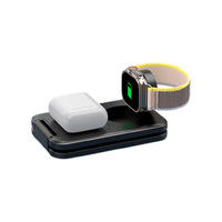Фото товара Складная беспроводная (15W) зарядная станция "Slap" с MagSafe