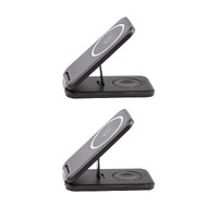 Фото товара Складная беспроводная (15W) зарядная станция "Slap" с MagSafe