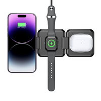 Фото товара Складная беспроводная (15W) зарядная станция "Flip" с MagSafe