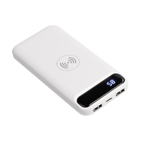 Фото товара Беспроводное зарядное устройство "Quantum", 10000 mAh с цифровым индикатором заряда