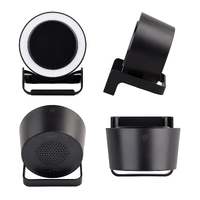 Фото товара Bluetooth колонка-подставка "Smart Loud" с беспроводным (10W) зарядным устройством, лампой и подсветкой логотипа