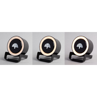 Фото товара Bluetooth колонка-подставка "Smart Loud" с беспроводным (10W) зарядным устройством, лампой и подсветкой логотипа