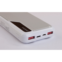 Фото товара Зарядное устройство "Connect" 10000 mAh со встроенными Type-C/Lightning кабелями