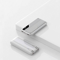 Фото товара Зарядное устройство "Connect" 10000 mAh со встроенными Type-C/Lightning кабелями