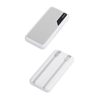 Фото товара Зарядное устройство "Connect" 10000 mAh со встроенными Type-C/Lightning кабелями