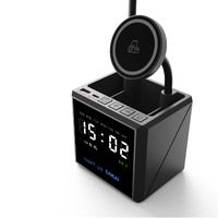 Фото товара Лампа "Smart Flex" с беспроводным 3в1 (15W) ЗУ с MagSafe, часами, карандашницей и подсветкой логотипа