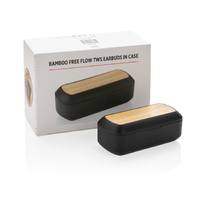 Фото товара Наушники Bamboo Free Flow TWS с чехлом для зарядки
