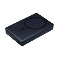 Внешний аккумулятор Атлантис Плюс PD (Atlantis PD Plus) 10000mAh с функцией беспроводной зарядки 15W, синий
