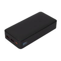 Фото товара Внешний аккумулятор с подсветкой Анкор Плюс PD (Ancor PD Plus) 20000 mAh, черный