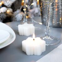 Фото товара Свеча Snowlight 1, белая, 6 см