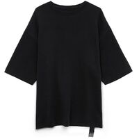 Джемпер с коротким рукавом Siluetti Volumica, черный, размер XS/S