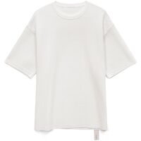 Джемпер с коротким рукавом Siluetti Volumica, молочно-белый, размер M/L