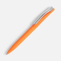 Фото товара Ручка шариковая Pin Soft Touch, оранжевая