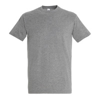 Футболка мужская IMPERIAL, серый меланж, 2XL, 85% хлопок, 15% вискоза, 190 г/м2