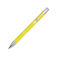 Шариковая ручка Moneta из переработанного алюминия - Желтый
