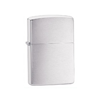 Фото товара Зажигалка ZIPPO Classic с покрытием Brushed Chrome, латунь/сталь, серебристая, матовая, 38x13x57 мм